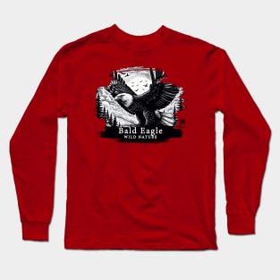 Bald Eagle - WILD NATURE - BALD EAGLE -10 Long Sleeve T-Shirt